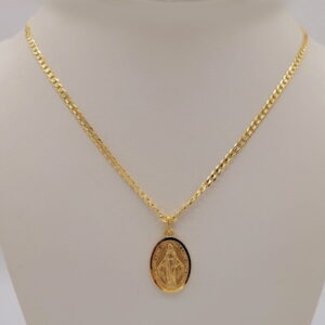 Conjunto Virgen Milagrosa Oro