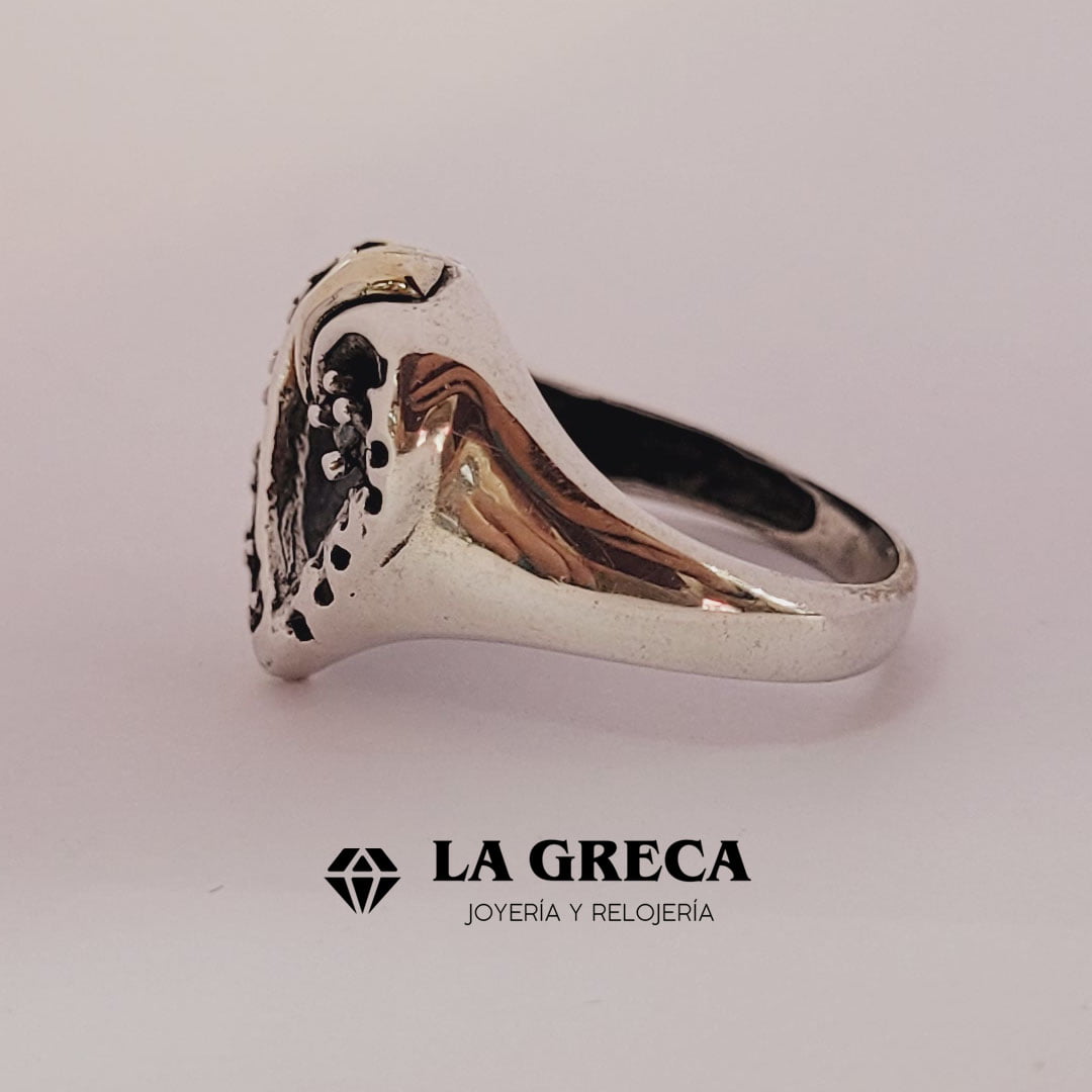 Anillo Dúo de Plata y Oro - Imagen 2