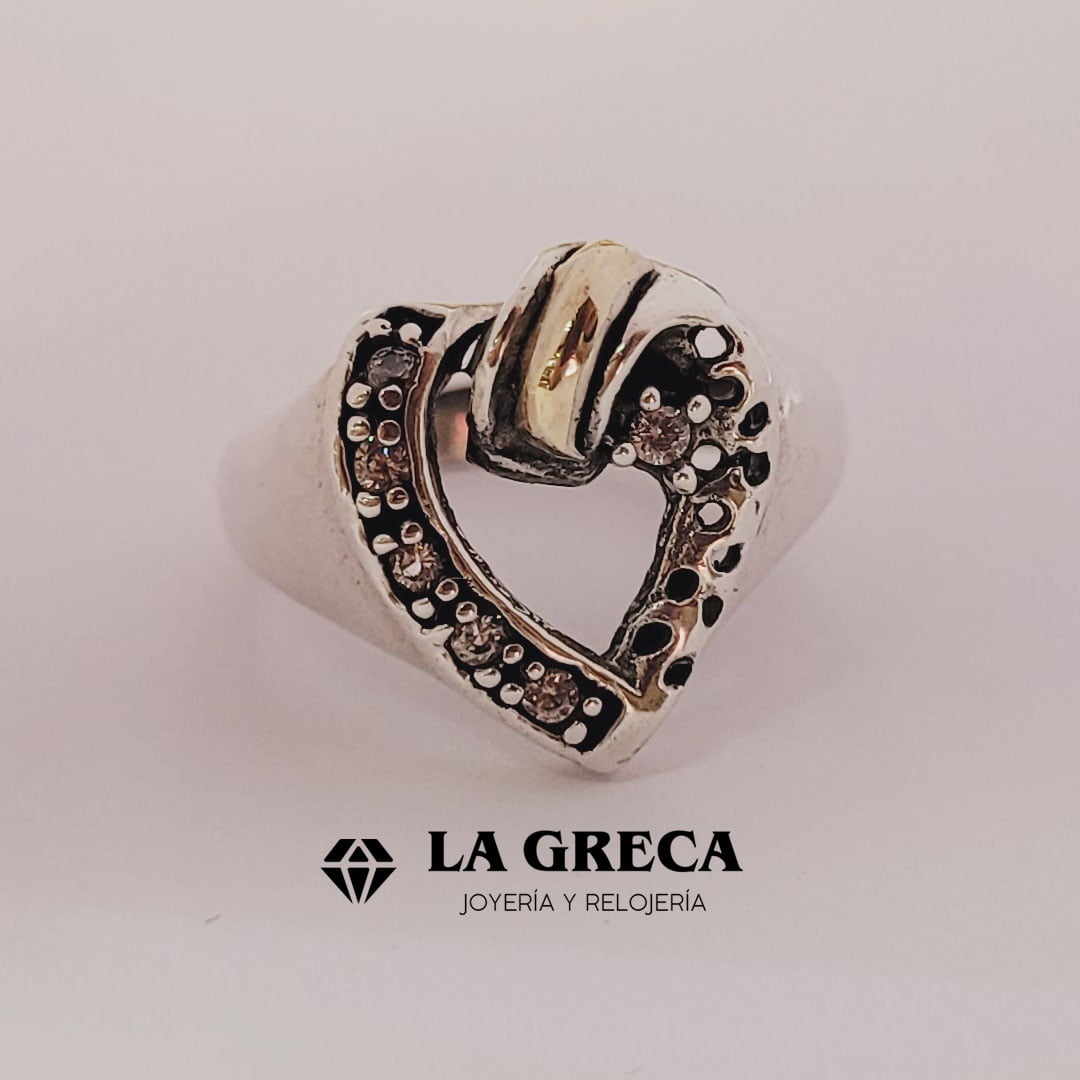 Anillo Dúo de Plata y Oro