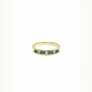 Anillo Destello Verde