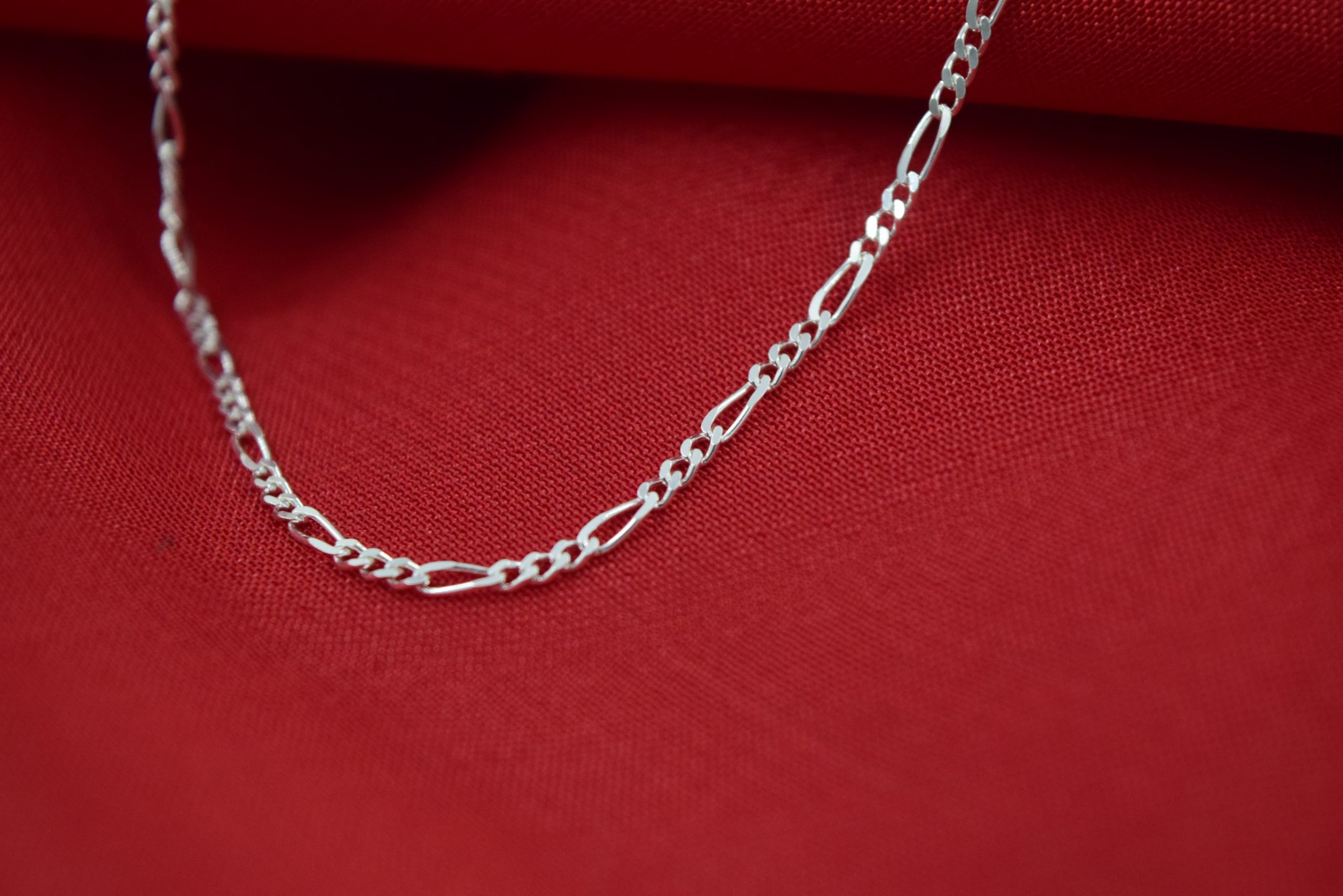 Cadena Cartier fina 45cm en plata 925k - Imagen 2