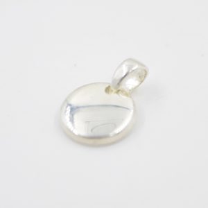 Medalla de plata chica para grabar