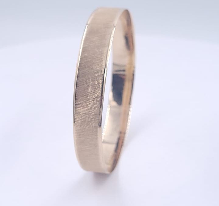 Esclava de oro 10k 60x10mm