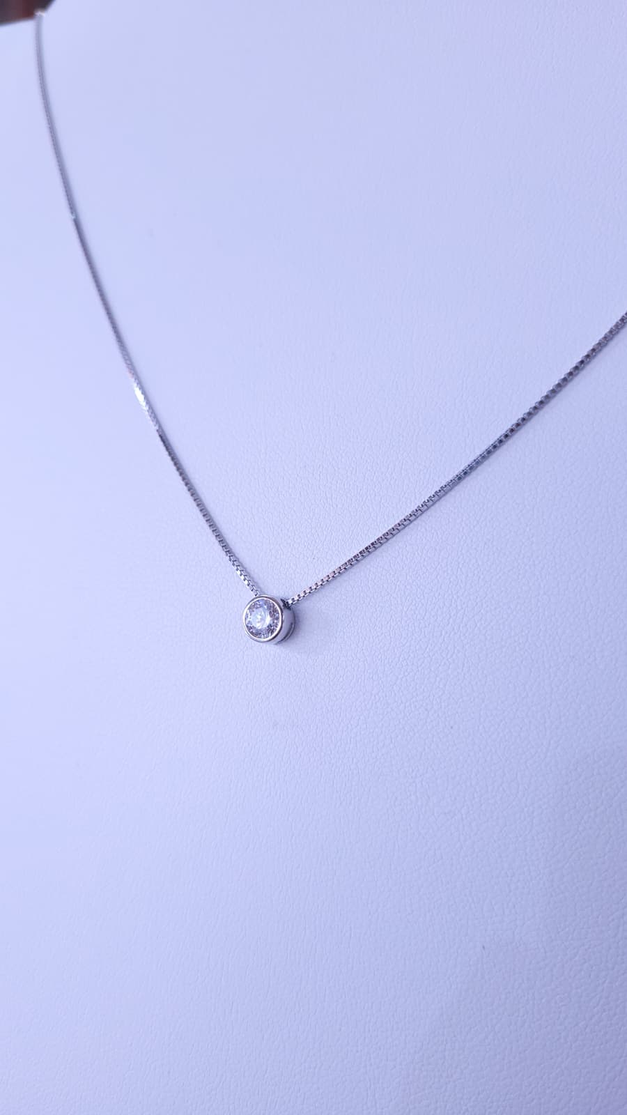 Punto de luz blanco | plata 925 | - Imagen 4