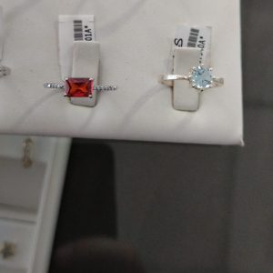 Anillos en plata con circonias
