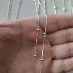 Collar en plata 925 con bochitas