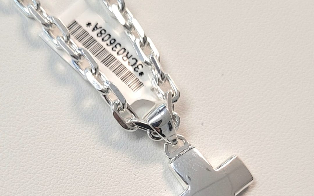 CRUZ DE PLATA 925 (cadena no incluida)