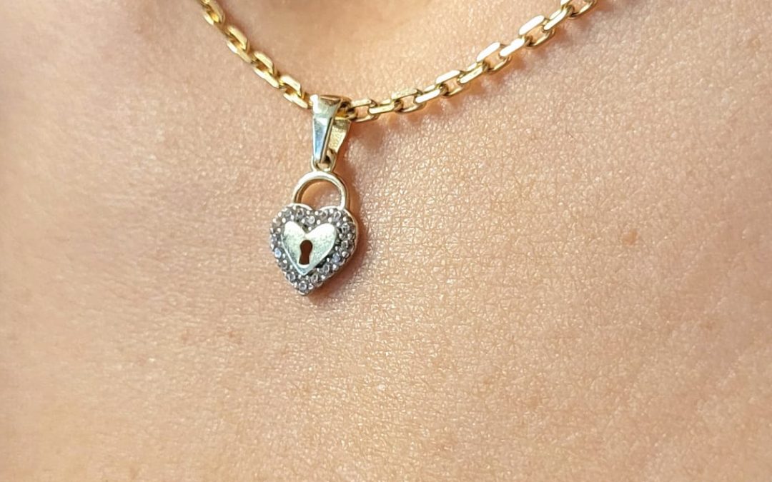 CADENA FORCÉ CON DIJE CORAZON